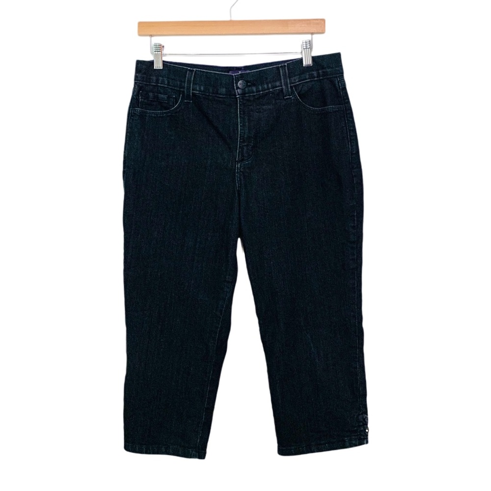 Not Your Daughter’s Jeans NYDJ Cropped Jeans Black Size 10 Petite